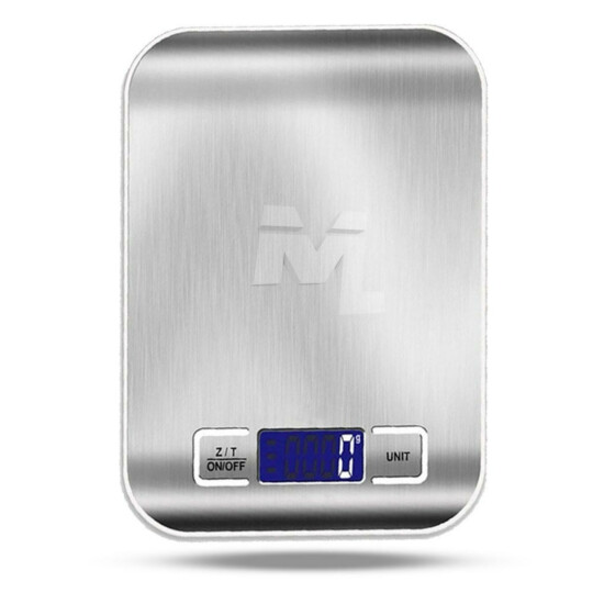 Balança Digital Cozinha 10Kg Slim com Display TOMATE - SF-510