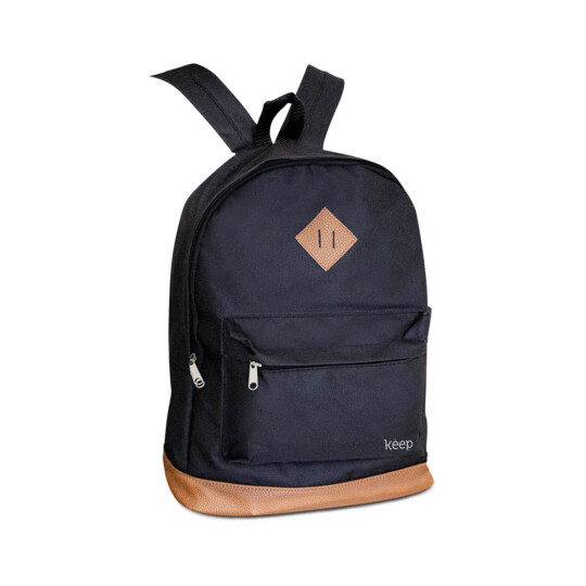 Mochila Para Notebook 15,6 Pol. Keep Everyday Multilaser Preto e Marrom - BO435