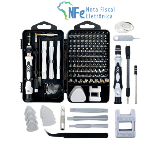 Kit Chaves 117 em 1 Ferramenta de Reparo Profissional MT-T117P
