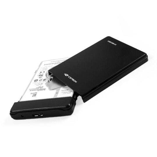 Case para HD Externo 2,5" Usb 3.0 Preta C3TECH - CH-310BK 