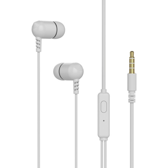 Fone de Ouvido Intra Auricular Branco C3TECH - EP-07WH