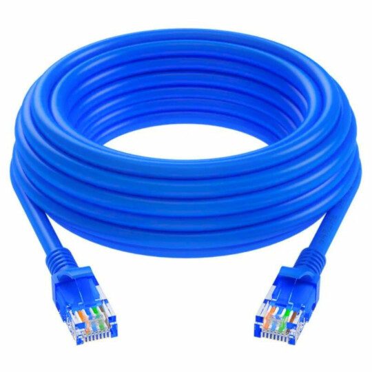 Cabo de Rede RJ45 com 5 Metros Cat 5e Azul - KAP-W-5M
