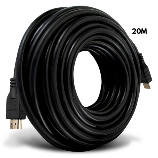 Cabo HDMI 20 Metros 1.4 Full HD 1080p GRASEP - D-H5000 20M