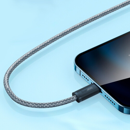 Cabo Lightning 2.4A 1M Dynamic Series Fast Charging Prata BASEUS - CALD000416