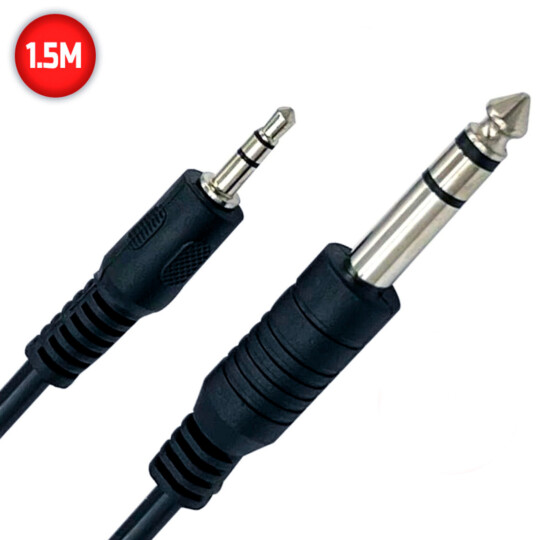 Cabo P2XP10 1.5 Metros Preto GRASEP - D-P210 1.5M