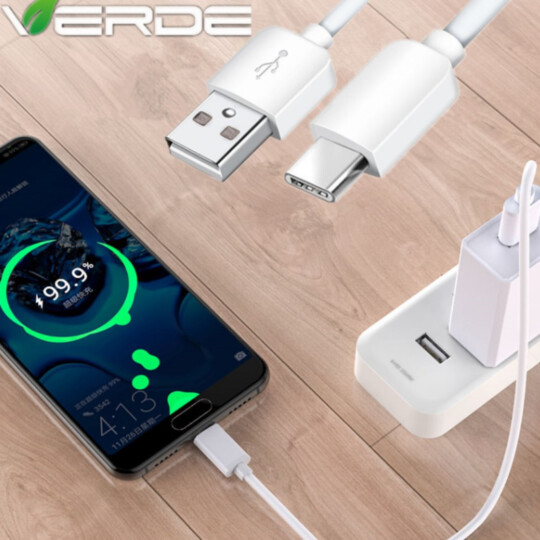 Cabo de Dados Type C 2.5A 1 Metro Verde - SJX-V33