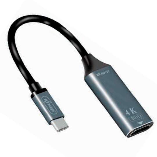 Cabo Adaptador Conversor TYPE-C x Hdmi KNUP - KP-AD131