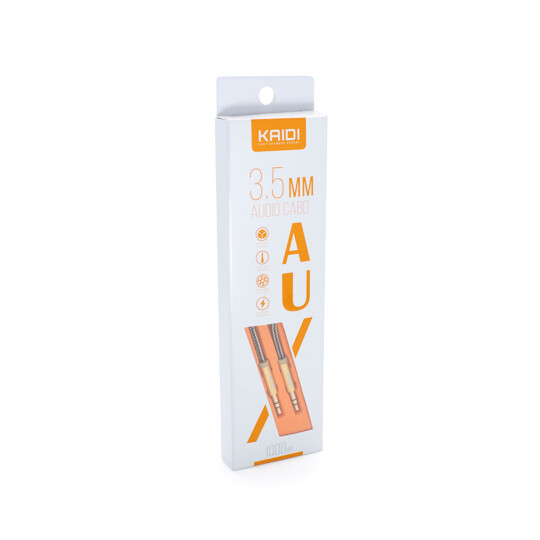 Cabo Auxiliar P2 3.5mm Kaidi - KD-309