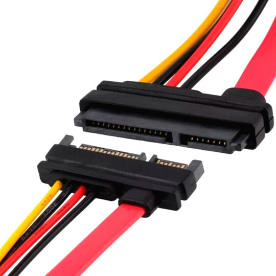 Cabo de Dados Extensor SATA 7P + 15P 45cm GRASEP - D-CIC06