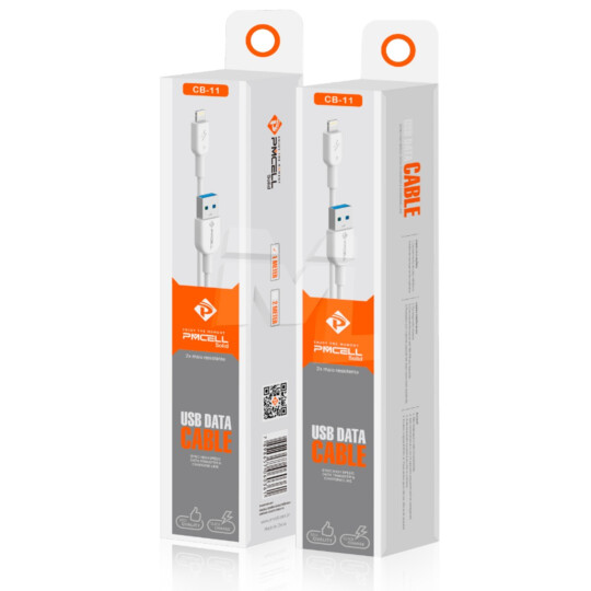 Cabo V8 para Celular Solid 987 com 2 Metros PMCELL - CB-11 MICRO 2M