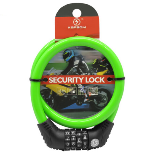 Cadeado para Bicicleta com Senha 4 Dígitos KAPBOM - KA-5725