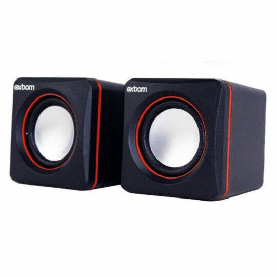 Caixa de Som para Notebook PC e Smartphone 2.0 5w RMS Exbom - CS-39