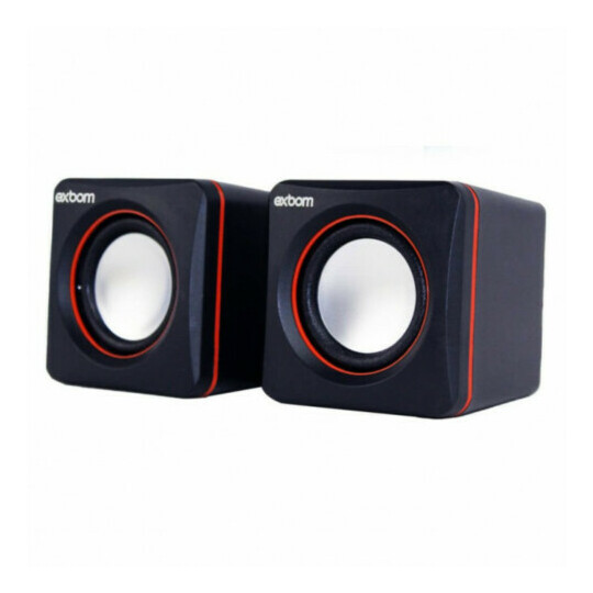 CAIXA FECHADA 50 Unidades Caixa de Som para Notebook PC e Smartphone 2.0 5w RMS EXBOM - CS-39