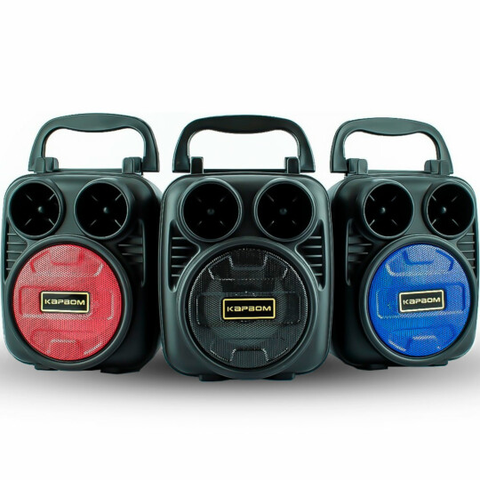 Caixa de Som Bluetooth Portátil Usb/TF/FM - KA8001
