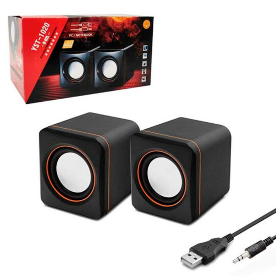 Caixa de Som para PC e Notebook Usb 2.0 - D-02L