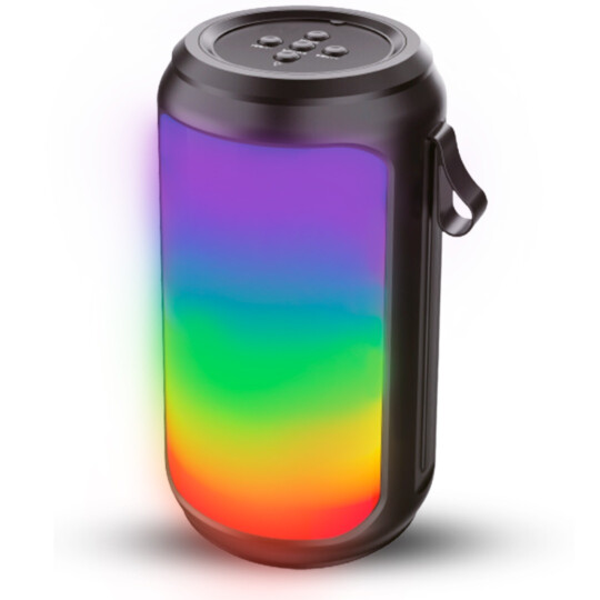 Caixa de Som Bluetooth 10W Usb/SD/FM com Led GRASEP - D-Y09