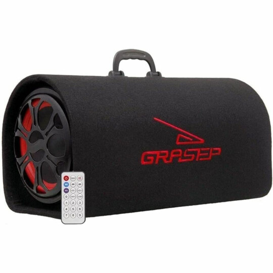 Caixa de Som Bluetooth Subwoofer Tipo Bazooka 100W Rádio Usb GRASEP - D-BH2202