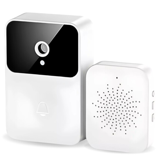 Campainha com Camera sem Fio com Interfone Wifi Inteligente KAPBOM - X9