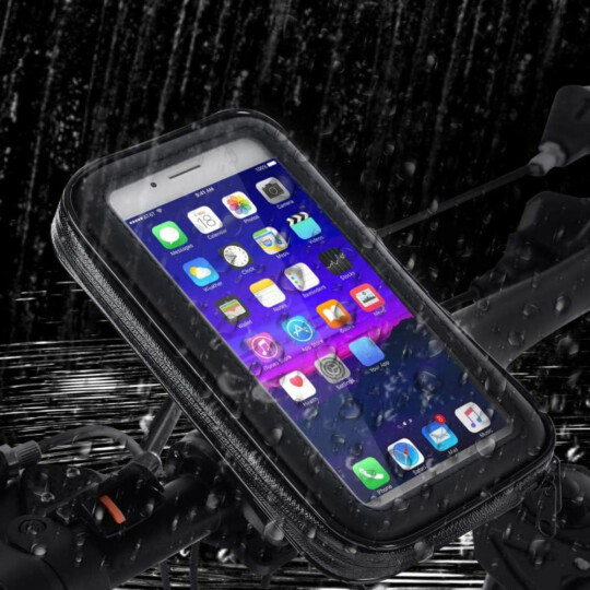 Suporte para Celular à Prova D'Água para Moto e Bicicleta 5.5" KNUP - KP-7007