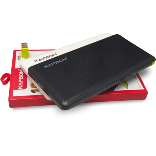 Carregador Portatil 10000mAh Slim Power Bank KAPBOM - KA-951