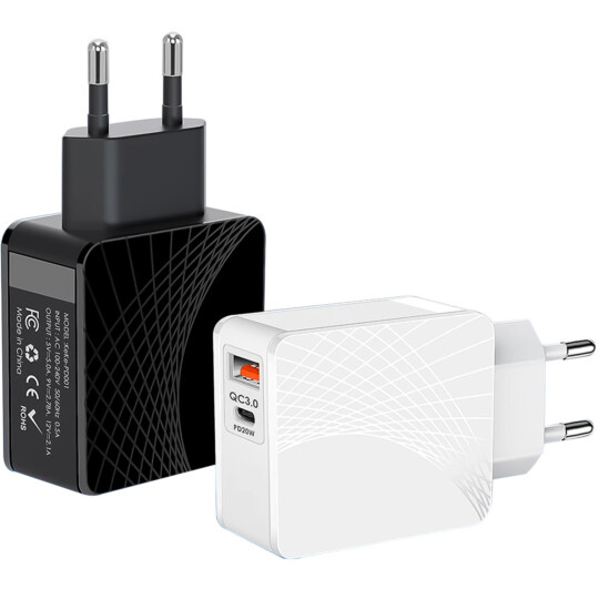 Carregador TURBO QC 3.0 40W Porta USB + USB C INOVA - CAR-3134