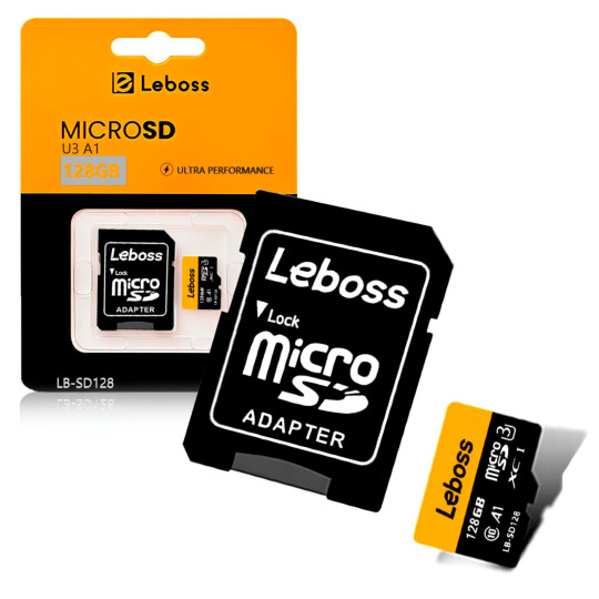Cartão de Memoria 128GB U3 P/ Camera Wifi Ip e Celular SD128