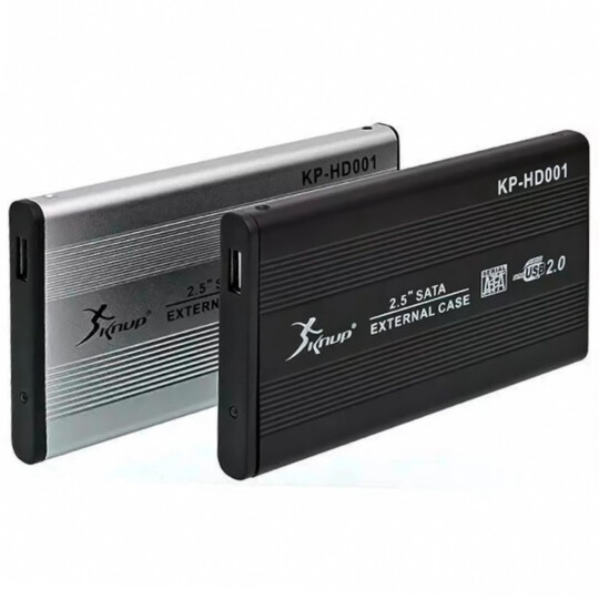 Case para HD Externo SATA 2.5" Usb 2.0 KNUP - KP-HD001