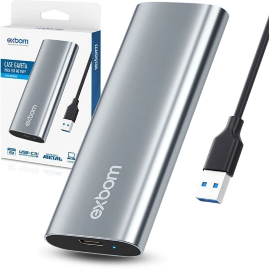 Case SSD M.2 NGFF Mini Tipo C 5 GBps EXBOM - CGHD-M2NG400
