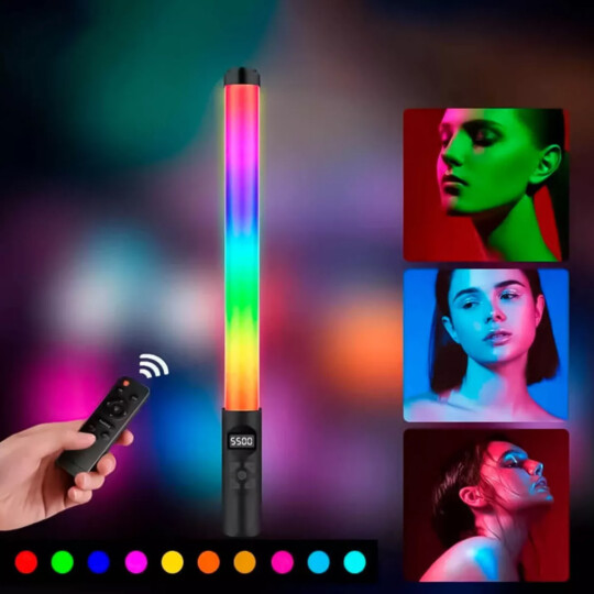 Bastão de Led Iluminação Colorida 600 Lúmens 7.5W OBERON - OR-PL01