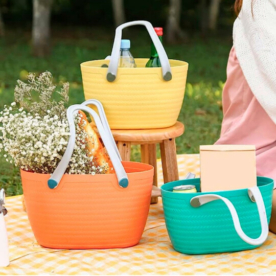 Cesto Organizador Multiuso de Plástico 35x26x18cm - SP570