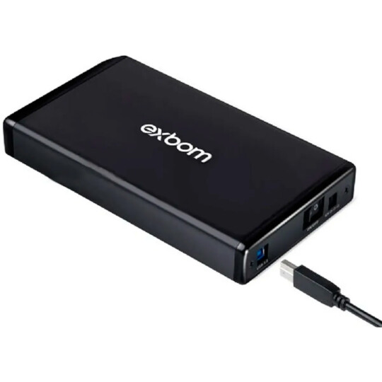 Case Alumínio 3,5" Para Hd Sata III Usb 3.0 Exbom - Cghd-g34