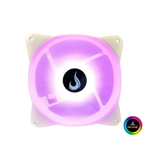 Cooler FAN Rise Mode, 120mm, Led RGB, Branco - RM-MB-02-5V
