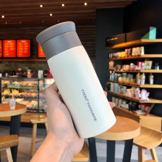 Copo Térmico com Tampa em Aço Inox 350ml TOP ÚTIL - TOP1129