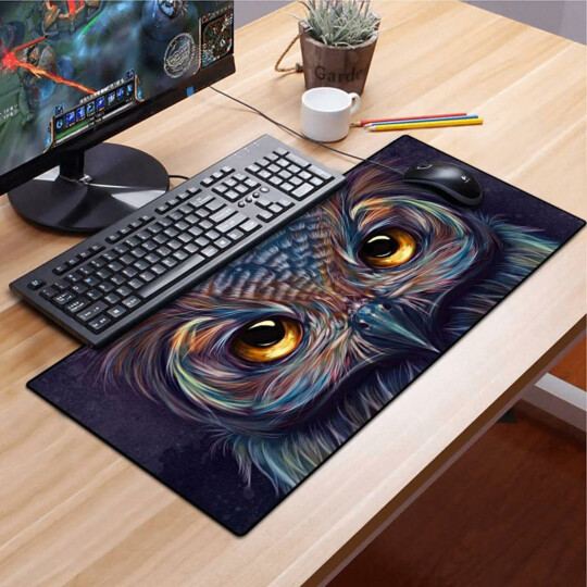 Mouse Pad Speed Gamer Extra Grande 700x350x3mm - Olhos Famintos 03989 EXBOM MP-7035C41