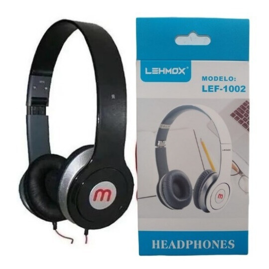 Fone de Ouvido Headphone Com Fio Lehmox - LEF-1002