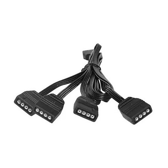 Cabo Molex RGB 12V 4 Pinos para 4 Saídas 4 Pinos 50cm Dex - CM-124