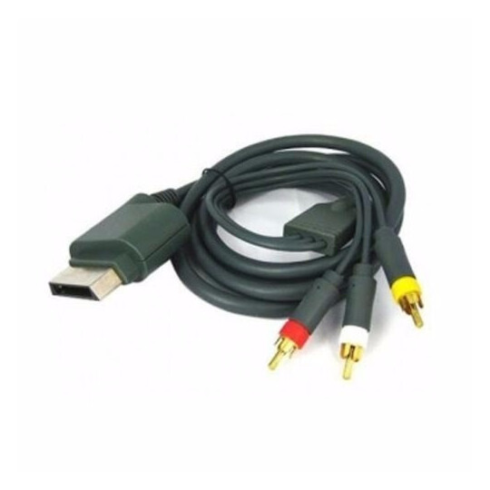 Cabo de Áudio e Vídeo para Xbox-360 1.8 Metros - AV RCA Knup - KP-5037