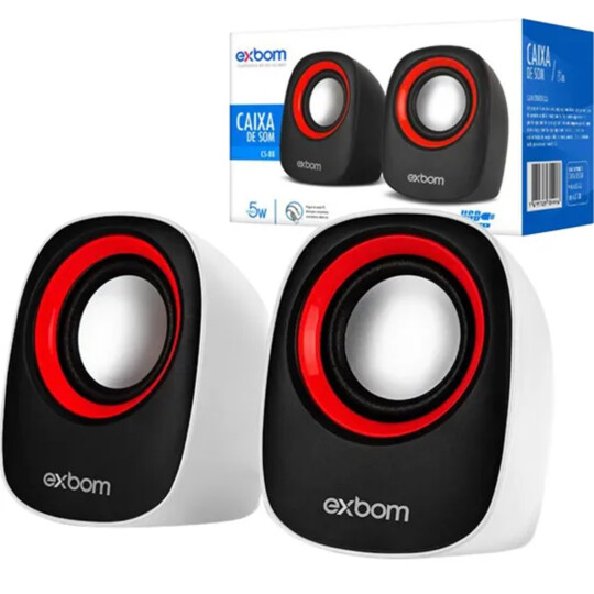 Caixa de Som para Pc e Notebook Usb 2.0 P2 03130 - CS-88