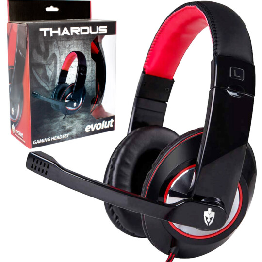 Headset Gamer Thardus com Microfone 2 P2 oara PC/X-One/Ps4 EVOLUT - EG302