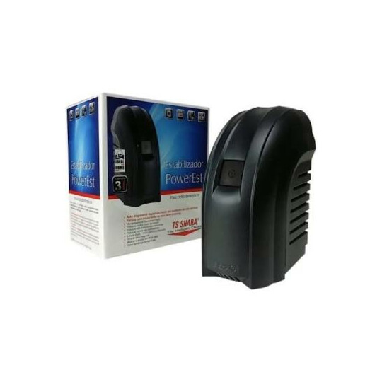 Estabilizador Powerest 500VA Bivolt 115/220v Com 4 Tomadas Ts Shara - TS-9016