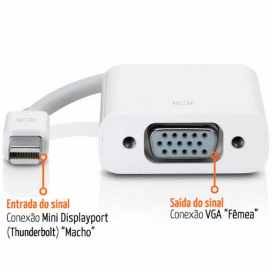 Cabo Mini Displayport para VGA Adaptador Conversor de Vídeo - BL-041
