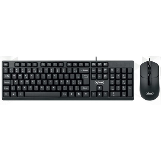 Kit Teclado E Mouse Com Fio USB Escritorio KNUP - KP-TE149
