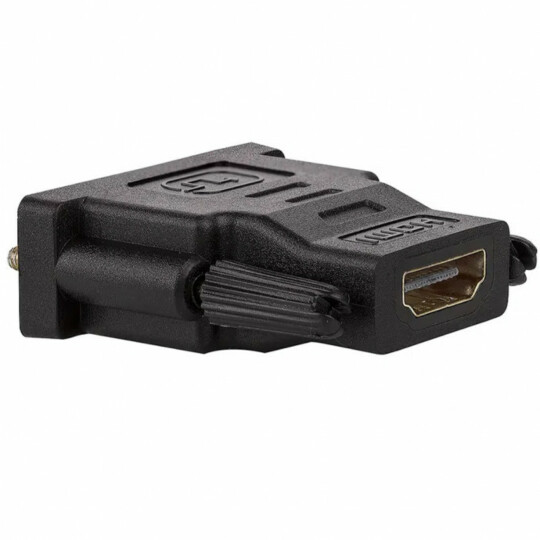 Conector Adaptador Dvi d 24.1 m x Hdmi f Banhado a Ouro Xtrad - XT-568