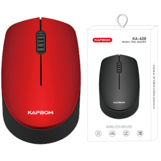 Mouse Sem Fio Wireless 2.4 Ghz Receptor Usb Kapbom - KA-608