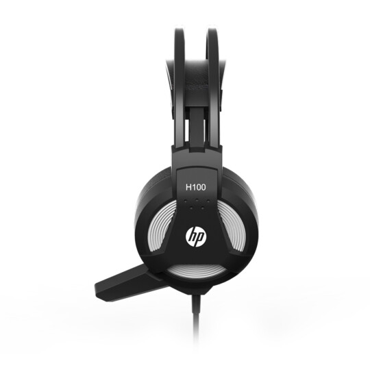 Headset Gamer HP com microfone Estéreo Conexão 2 P2 e Usb Preto - H100