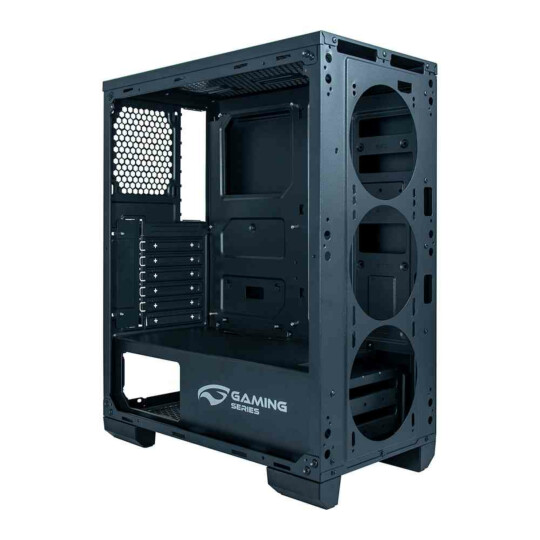 Gabinete Gamer C3Tech Mid Tower com 3 coolers s/ Fonte - MT-G800BK