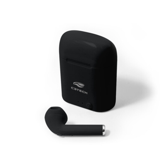 Fone de Ouvido Bluetooth C3Tech Tws BT 5.0 - EP-TWS-20BK