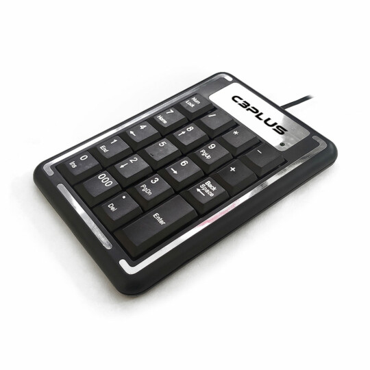 Teclado Numérico Usb C3Plus 19 Teclas - KN-11BK