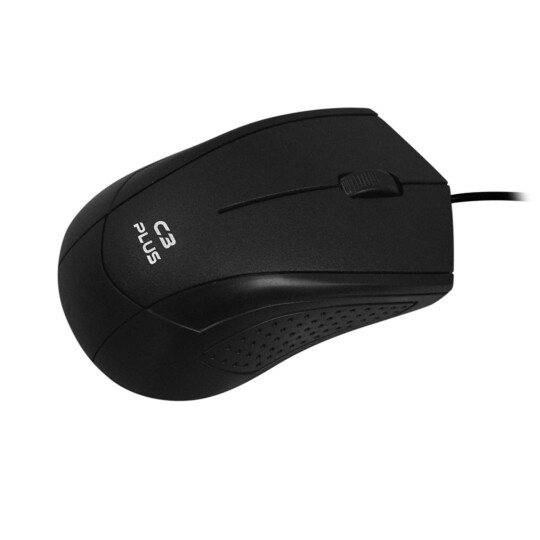 Mouse com Fio Usb C3Tech 1000 dpi Preto - MS-27BK
