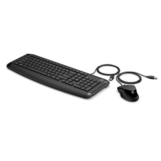 Kit Teclado + Mouse HP com Fio Usb Multimídia Pavilion - 200